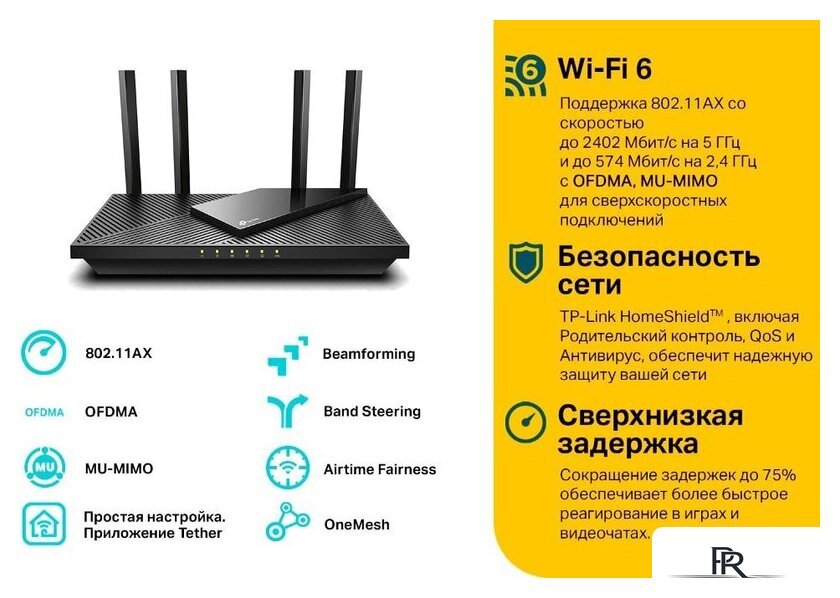 Wi-Fi роутер TP-Link Archer AX55 - Изображение №5 — Интернет-магазин ПроЗаказ