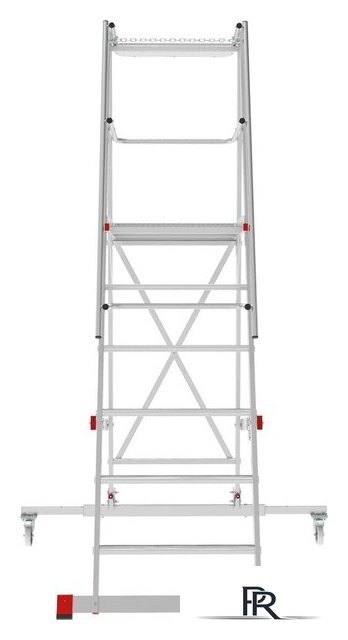 Лестница-стремянка Новая высота NV5540 5540106 передвижная (6 ступеней) - Изображение №2 — Интернет-магазин ПроЗаказ