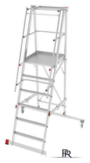 Лестница-стремянка Новая высота NV5540 5540106 передвижная (6 ступеней) - Изображение №1 — Интернет-магазин ПроЗаказ