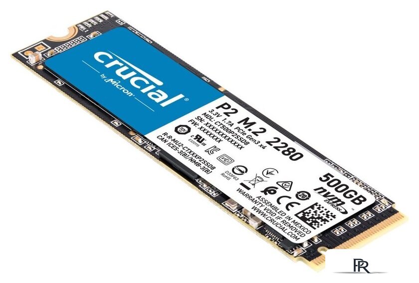 SSD Crucial P2 500GB CT500P2SSD8 - Изображение №2 — Интернет-магазин ПроЗаказ