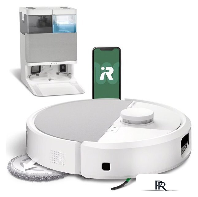 Робот-пылесос iRobot Roomba Plus 505 Combo Robot + AutoWash Dock (белый) - Изображение №1 — Интернет-магазин ПроЗаказ
