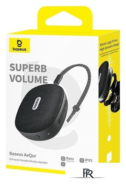 Беспроводная колонка Baseus AeQur 35 Pro Air Portable Wireless Speaker - Изображение №17 — Интернет-магазин ПроЗаказ