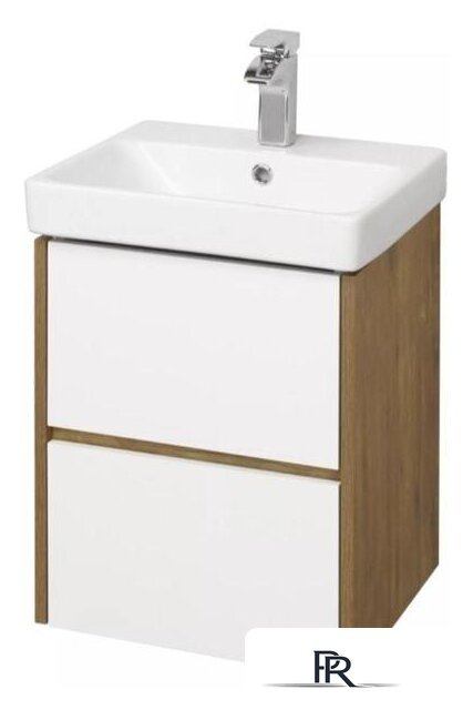  Акватон Тумба под умывальник Сканди 45 1A251601SDZ90 (белый/дуб рустик) - Изображение №1 — Интернет-магазин ПроЗаказ