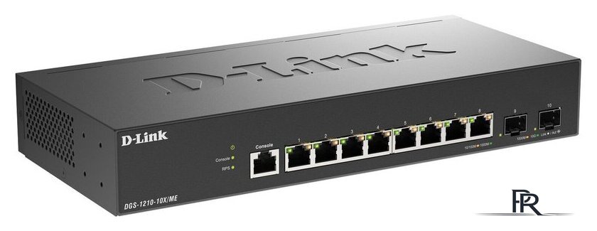 Управляемый коммутатор 2-го уровня D-Link DGS-1210-10X/ME/C1A - Изображение №1 — Интернет-магазин ПроЗаказ