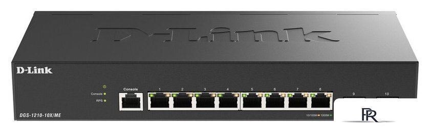Управляемый коммутатор 2-го уровня D-Link DGS-1210-10X/ME/C1A - Изображение №2 — Интернет-магазин ПроЗаказ