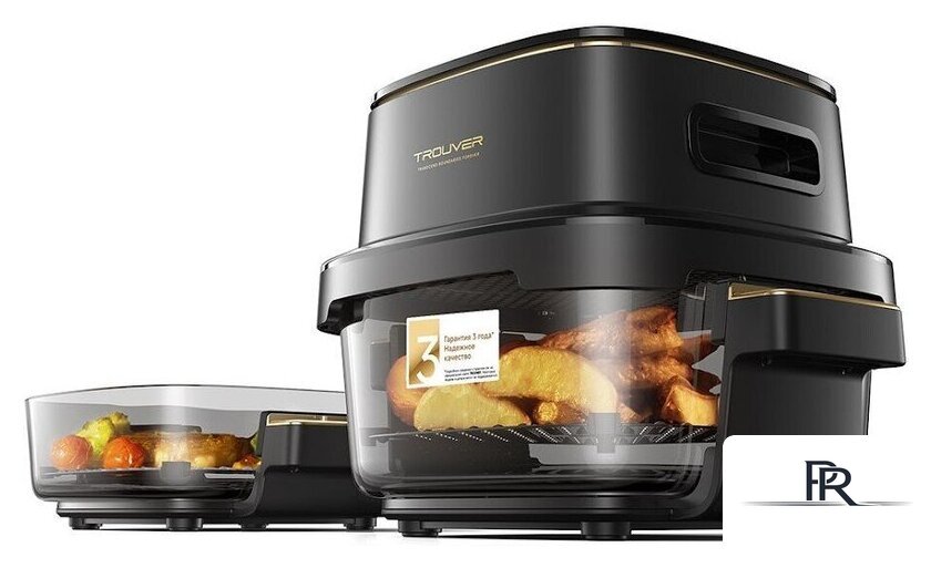 Аэрогриль (аэрофритюрница) Trouver Air Fryer AF20 Pro (черный) - Изображение №6 — Интернет-магазин ПроЗаказ