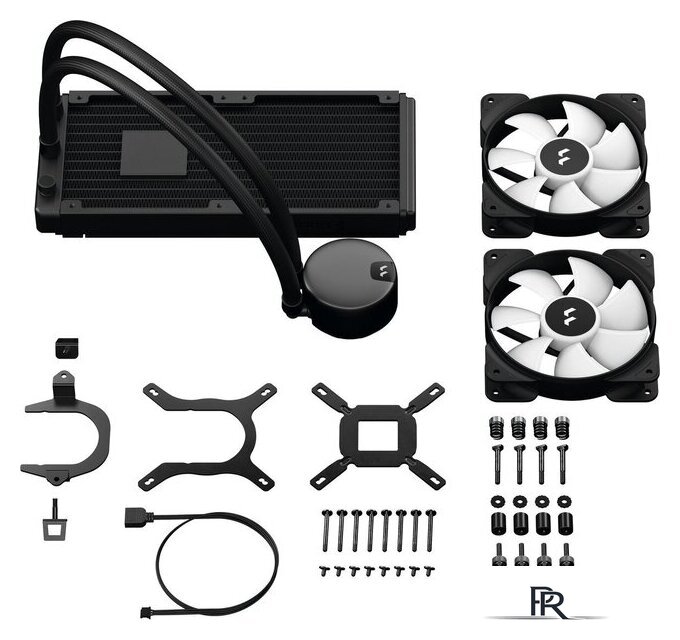 Система жидкостного охлаждения для процессора Fractal Design Lumen S24 RGB v2 FD-W-L1-S2412 - Изображение №2 — Интернет-магазин ПроЗаказ