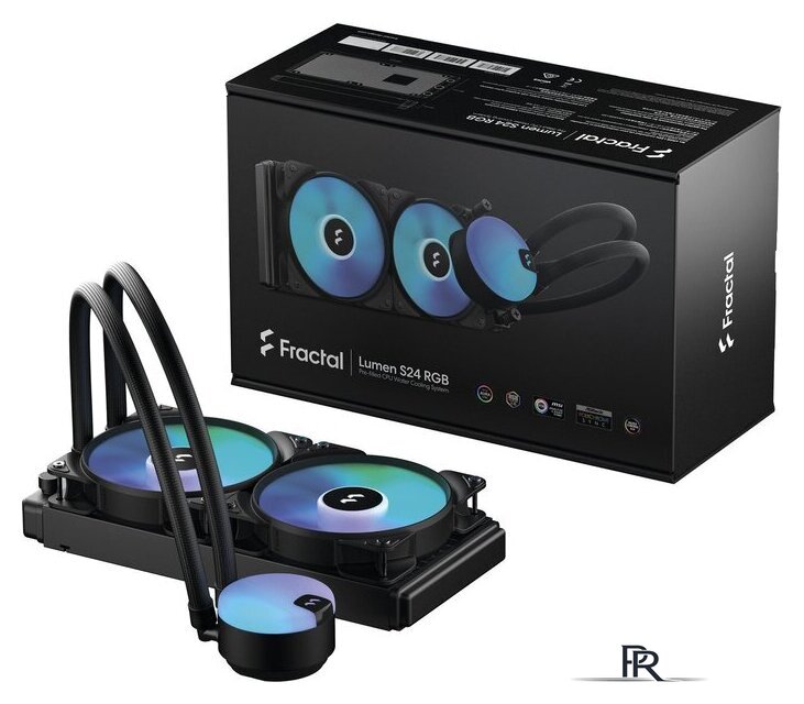 Система жидкостного охлаждения для процессора Fractal Design Lumen S24 RGB v2 FD-W-L1-S2412 - Изображение №7 — Интернет-магазин ПроЗаказ