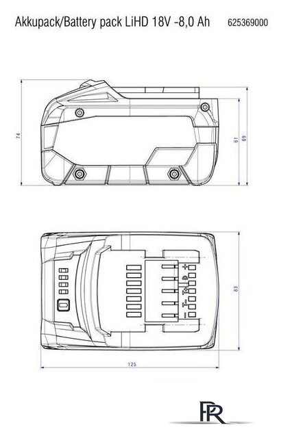 Аккумулятор Metabo 625549000 (18В/10 Ah) - Изображение №2 — Интернет-магазин ПроЗаказ