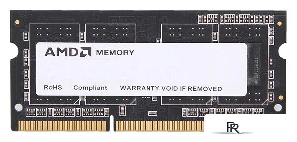 Оперативная память AMD 4GB DDR3 SO-DIMM PC3-12800 (R534G1601S1SL-UO) - Изображение №1 — Интернет-магазин ПроЗаказ