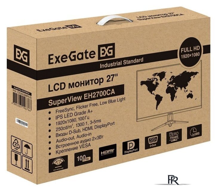 Монитор ExeGate SuperView EH2700CA EX300398RUS - Изображение №9 — Интернет-магазин ПроЗаказ