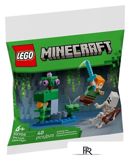 Конструктор LEGO Minecraft 30705 Битва в Пышной пещере - Изображение №1 — Интернет-магазин ПроЗаказ