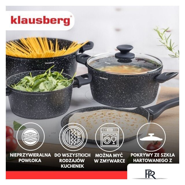 Набор кастрюль Klausberg KB-7962 - Изображение №4 — Интернет-магазин ПроЗаказ
