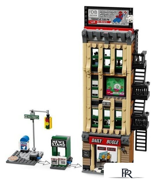 Конструктор LEGO Marvel 76342 Spider-Man Человек-паук против Мистерио: Дейли Бьюгл - Изображение №2 — Интернет-магазин ПроЗаказ