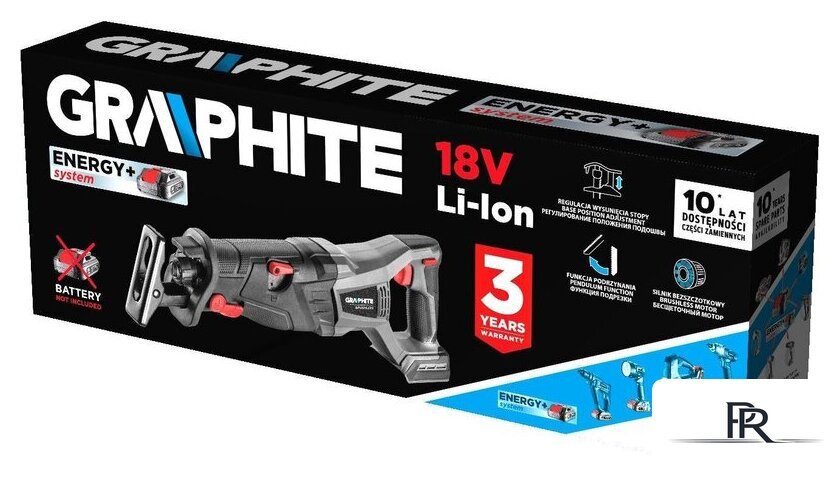 Сабельная пила GRAPHITE 58G096 (без АКБ) - Изображение №5 — Интернет-магазин ПроЗаказ