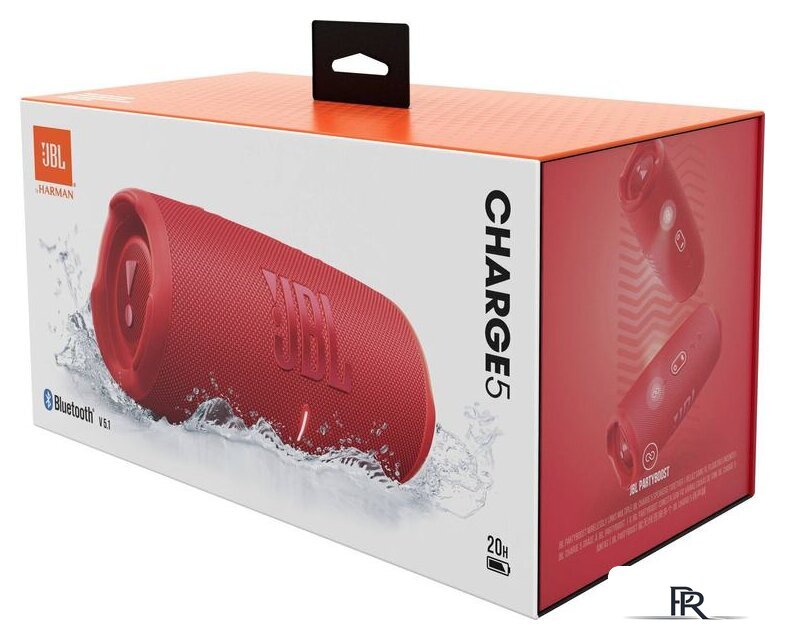 Беспроводная колонка JBL Charge 5 (красный) - Изображение №8 — Интернет-магазин ПроЗаказ