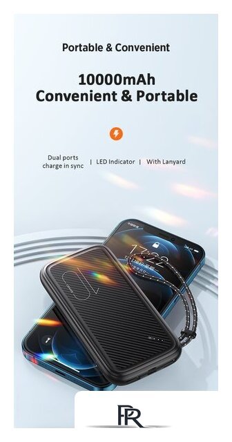 Внешний аккумулятор Usams US-CD150 PB56 10000mAh (черный) - Изображение №5 — Интернет-магазин ПроЗаказ