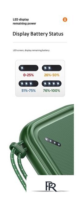 Внешний аккумулятор Usams US-CD150 PB56 10000mAh (черный) - Изображение №7 — Интернет-магазин ПроЗаказ