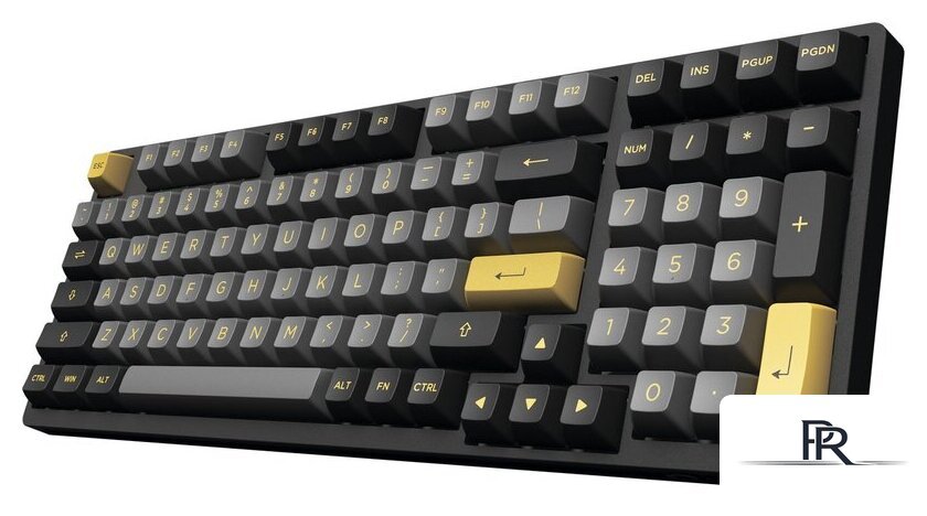 Клавиатура Akko 3098N Black & Gold (TTC Gold Pink) - Изображение №3 — Интернет-магазин ПроЗаказ