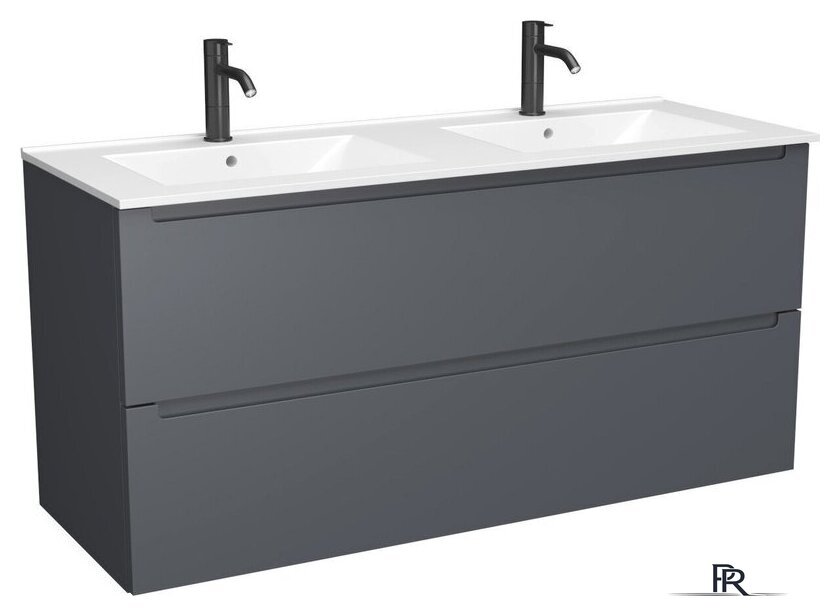  ЗОВ Тумба под умывальник Дион 120 D120LAFM7015MKV5 (графит матовый) - Изображение №1 — Интернет-магазин ПроЗаказ