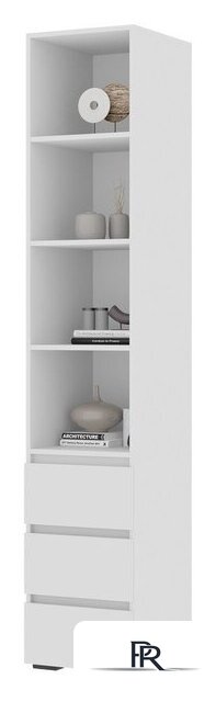 Стеллаж Стендмебель Хелен ПН 02 (белый/белый) - Изображение №1 — Интернет-магазин ПроЗаказ