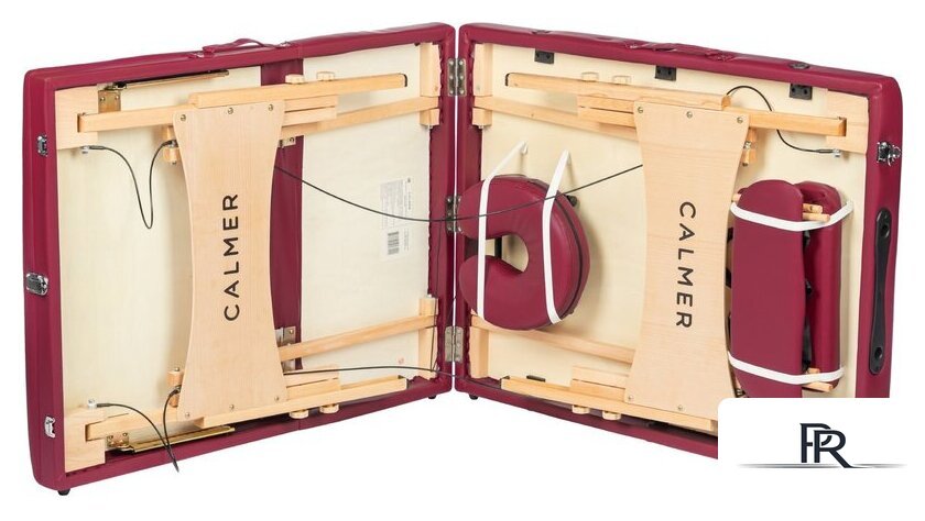 Массажный стол Calmer Bamboo Three 70 (красный) - Изображение №13 — Интернет-магазин ПроЗаказ