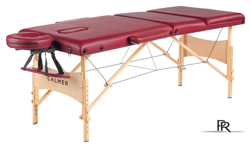Массажный стол Calmer Bamboo Three 70 (красный) - Изображение №9 — Интернет-магазин ПроЗаказ