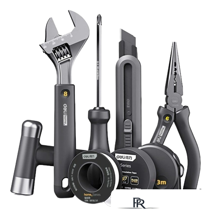 Набор домашнего мастера Deli HT0008 (8 предметов) - Изображение №1 — Интернет-магазин ПроЗаказ