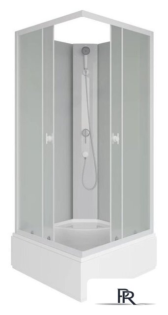 Душевая кабина Niagara Promo P80/26Q/MT/BK 80x80x195 - Изображение №1 — Интернет-магазин ПроЗаказ