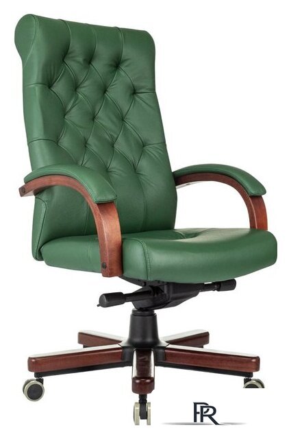 Офисное кресло Бюрократ T-9928WALNUT (зеленый) - Изображение №1 — Интернет-магазин ПроЗаказ