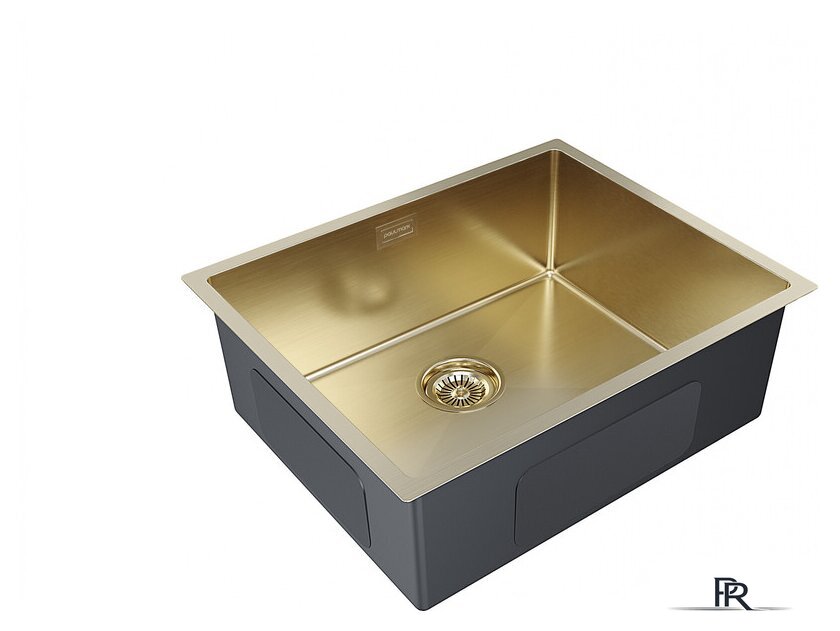 Кухонная мойка Paulmark Next 54 Uni PM215444-BG (золото/брашированное золото) - Изображение №7 — Интернет-магазин ПроЗаказ
