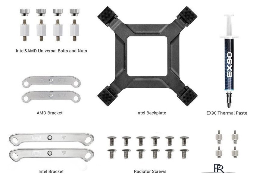 Система жидкостного охлаждения для процессора PCCooler DA360 Pro ARGB Digital (белый) - Изображение №8 — Интернет-магазин ПроЗаказ