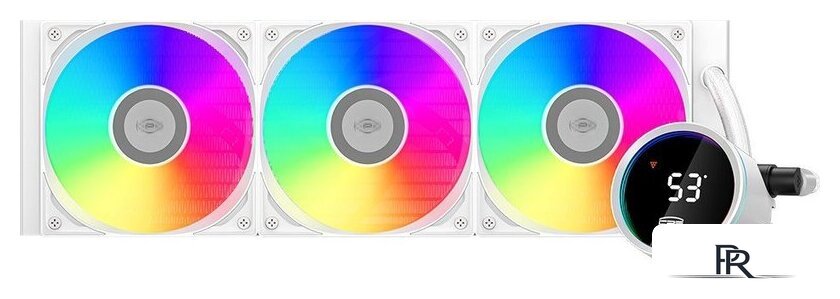 Система жидкостного охлаждения для процессора PCCooler DA360 Pro ARGB Digital (белый) - Изображение №2 — Интернет-магазин ПроЗаказ