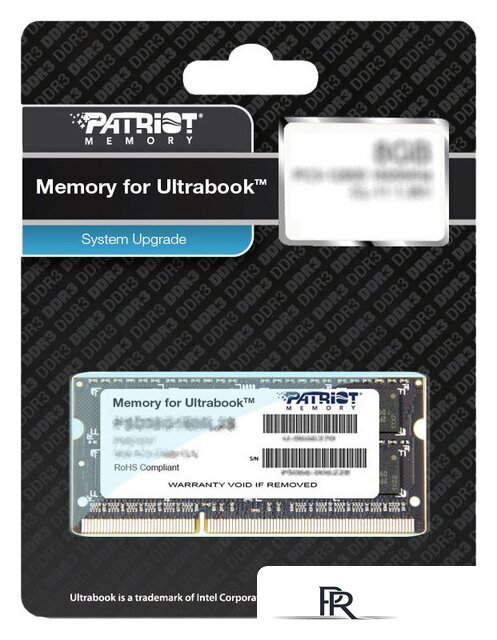Оперативная память Patriot Memory for Ultrabook 4GB DDR3 SO-DIMM PC3-12800 (PSD34G1600L81S) - Изображение №5 — Интернет-магазин ПроЗаказ