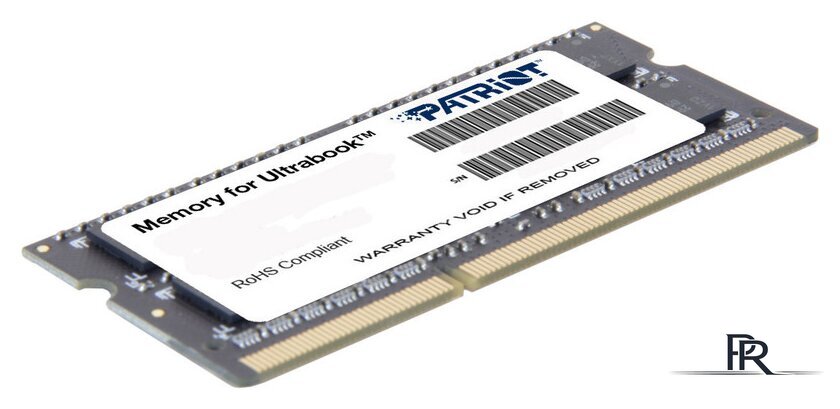 Оперативная память Patriot Memory for Ultrabook 4GB DDR3 SO-DIMM PC3-12800 (PSD34G1600L81S) - Изображение №2 — Интернет-магазин ПроЗаказ