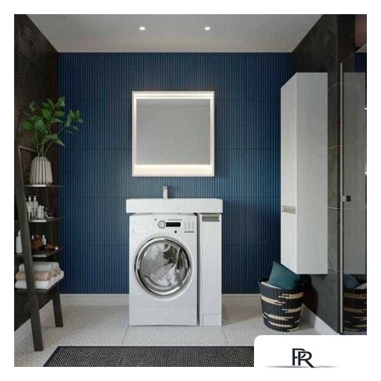  Акватон Шкаф-пенал Лондри 34 1A236203LH010 (белый) - Изображение №4 — Интернет-магазин ПроЗаказ