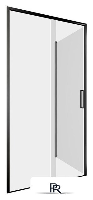 Душевой уголок Aquanet Pleasure Evo 100 AE65-100x80-BT (черный анодированный) - Изображение №2 — Интернет-магазин ПроЗаказ