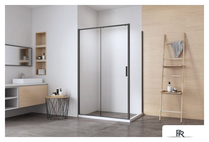 Душевой уголок Aquanet Pleasure Evo 100 AE65-100x80-BT (черный анодированный) - Изображение №3 — Интернет-магазин ПроЗаказ