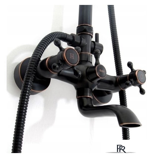 Душевая система  Rea Retro REA-P2366 (черный) - Изображение №8 — Интернет-магазин ПроЗаказ