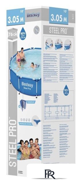 Каркасный бассейн Bestway 56677 (305x76) - Изображение №2 — Интернет-магазин ПроЗаказ