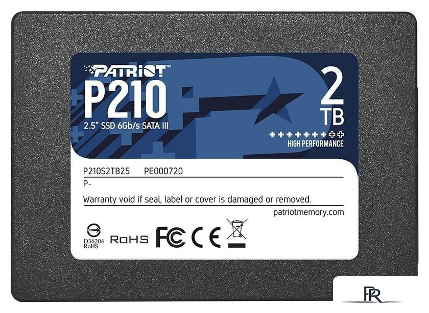 SSD Patriot P210 2TB P210S2TB25 - Изображение №1 — Интернет-магазин ПроЗаказ