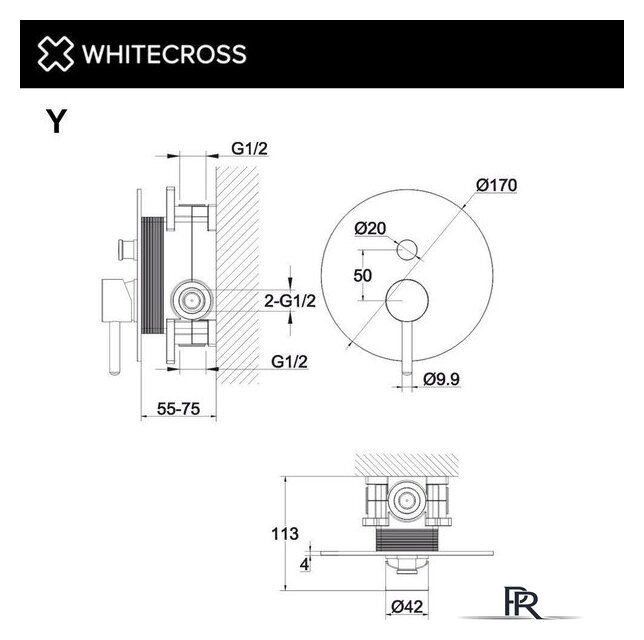 Смеситель Whitecross Y1235CPB (брашированная медь) - Изображение №3 — Интернет-магазин ПроЗаказ