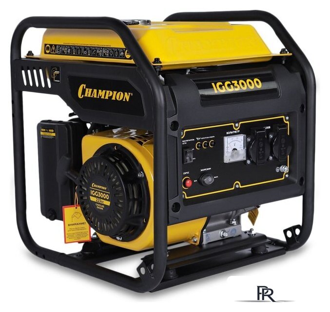 Бензиновый генератор Champion IGG3000 - Изображение №2 — Интернет-магазин ПроЗаказ