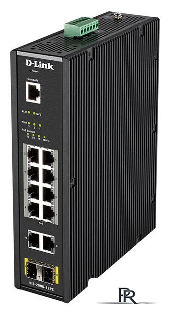 Управляемый коммутатор 2-го уровня D-Link DIS-200G-12PS/A2A - Изображение №1 — Интернет-магазин ПроЗаказ