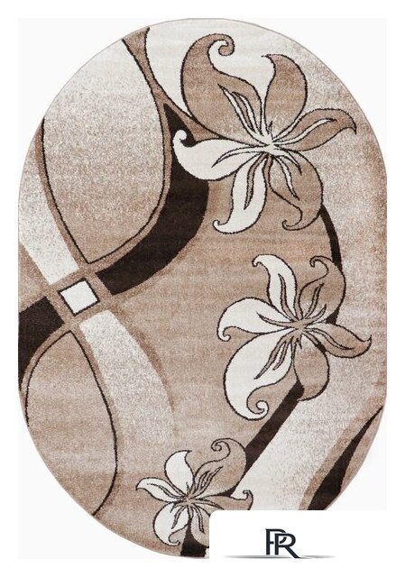 Ковер для жилой комнаты Витебские ковры Эспрессо овал f1673z7 (2.4x3.4) - Изображение №1 — Интернет-магазин ПроЗаказ