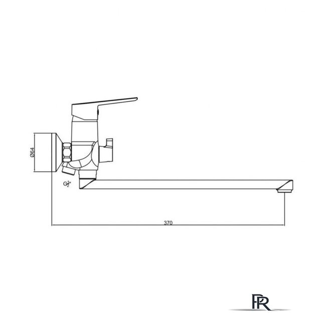Смеситель Gross Aqua Dyno 7121285MW-35F - Изображение №2 — Интернет-магазин ПроЗаказ