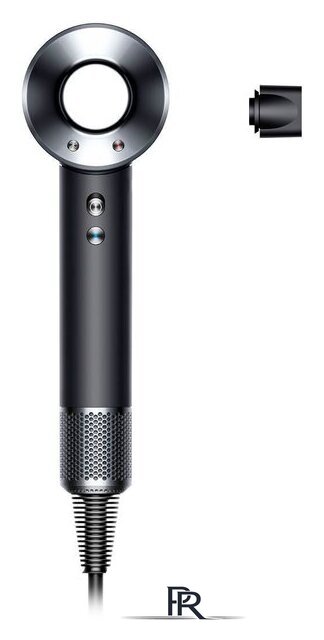 Фен Dyson Supersonic HD08 (с переходником на евровилку, черный/никель) - Изображение №1 — Интернет-магазин ПроЗаказ
