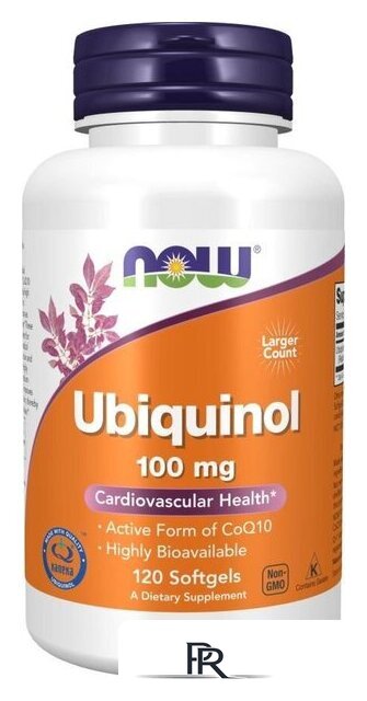 БАД Now Foods Ubiquinol 100 мг (60 капсул) - Изображение №4 — Интернет-магазин ПроЗаказ