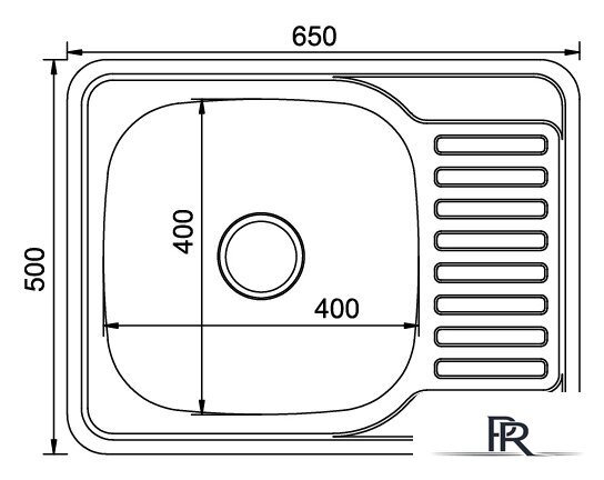 Кухонная мойка Mixline 528193 - Изображение №2 — Интернет-магазин ПроЗаказ