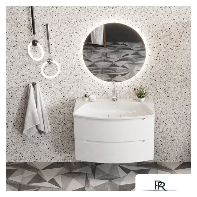 Умывальник Belux Ганновер Г-900 (18, белый матовый/Solid Surface) - Изображение №2 — Интернет-магазин ПроЗаказ